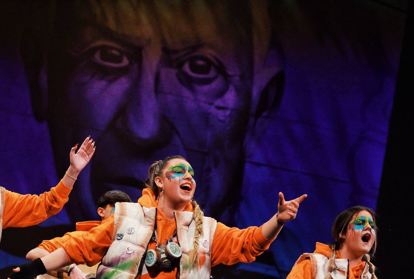 Grupos de la segunda semifinal del COAC Málaga en el Teatro Cervantes