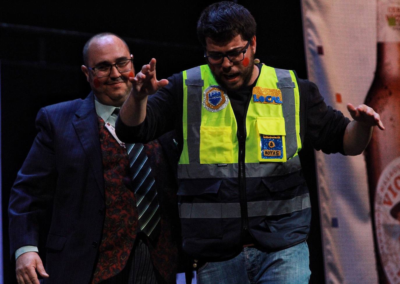 Grupos de la segunda semifinal del COAC Málaga en el Teatro Cervantes