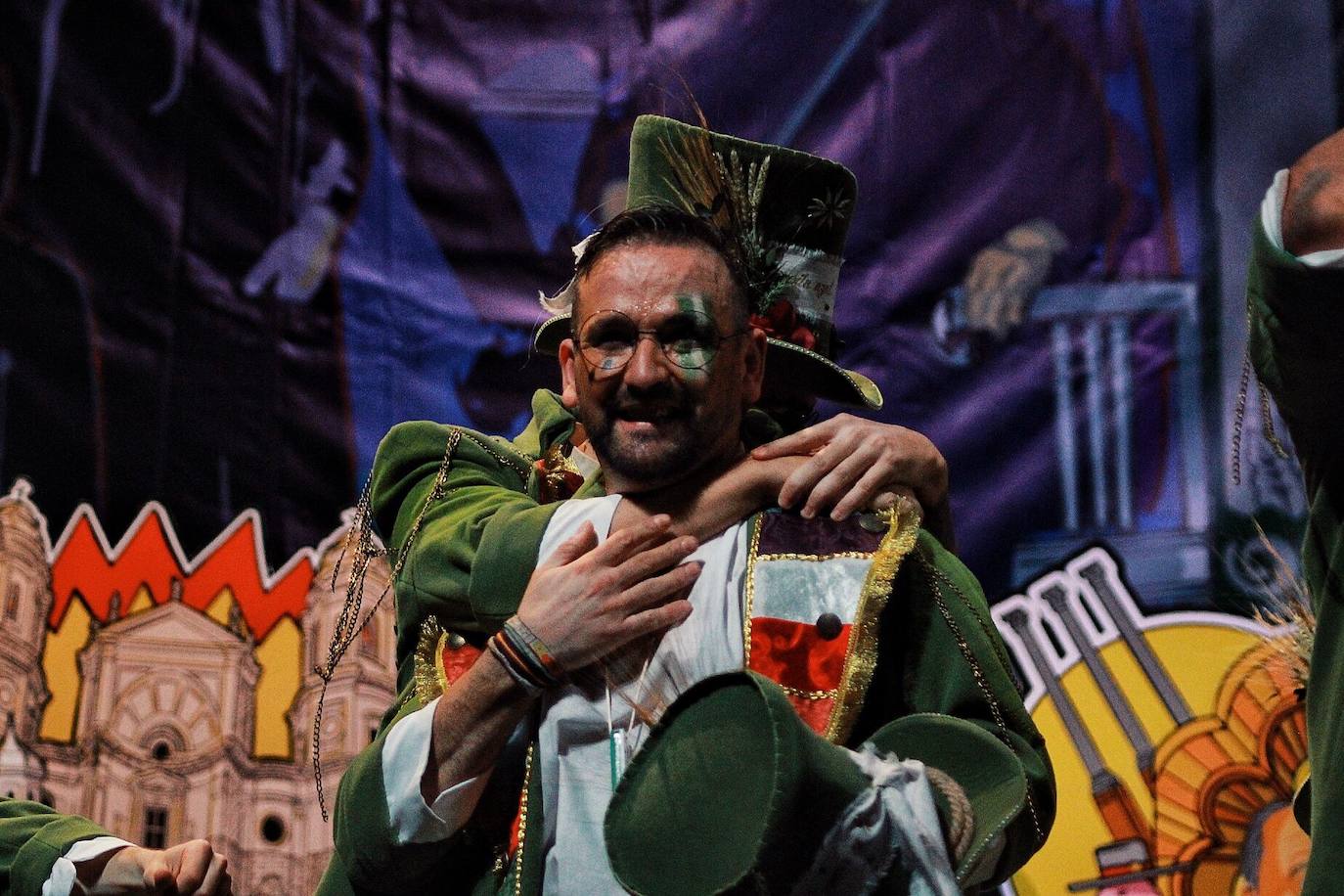 Grupos de la segunda semifinal del COAC Málaga en el Teatro Cervantes