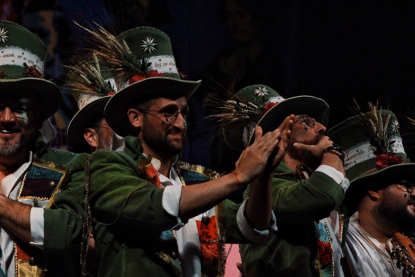 Grupos de la segunda semifinal del COAC Málaga en el Teatro Cervantes