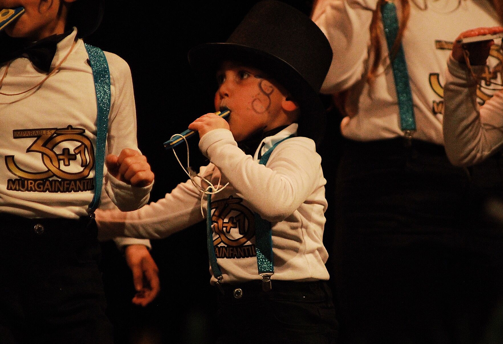 Grupos de la primera semifinal del COAC Málaga en el Teatro Cervantes