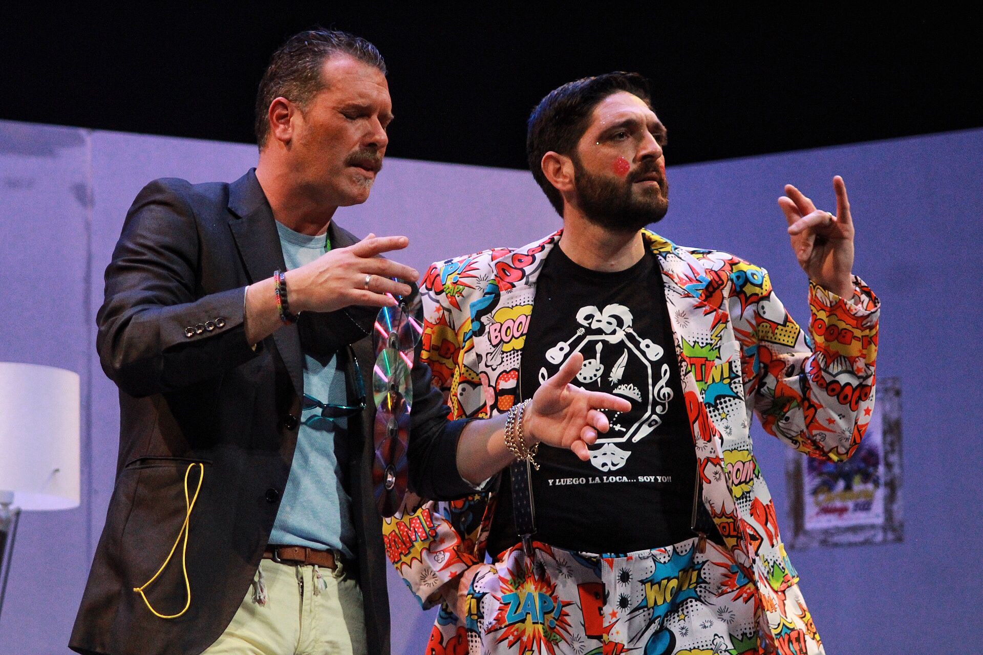 Grupos de la primera semifinal del COAC Málaga en el Teatro Cervantes