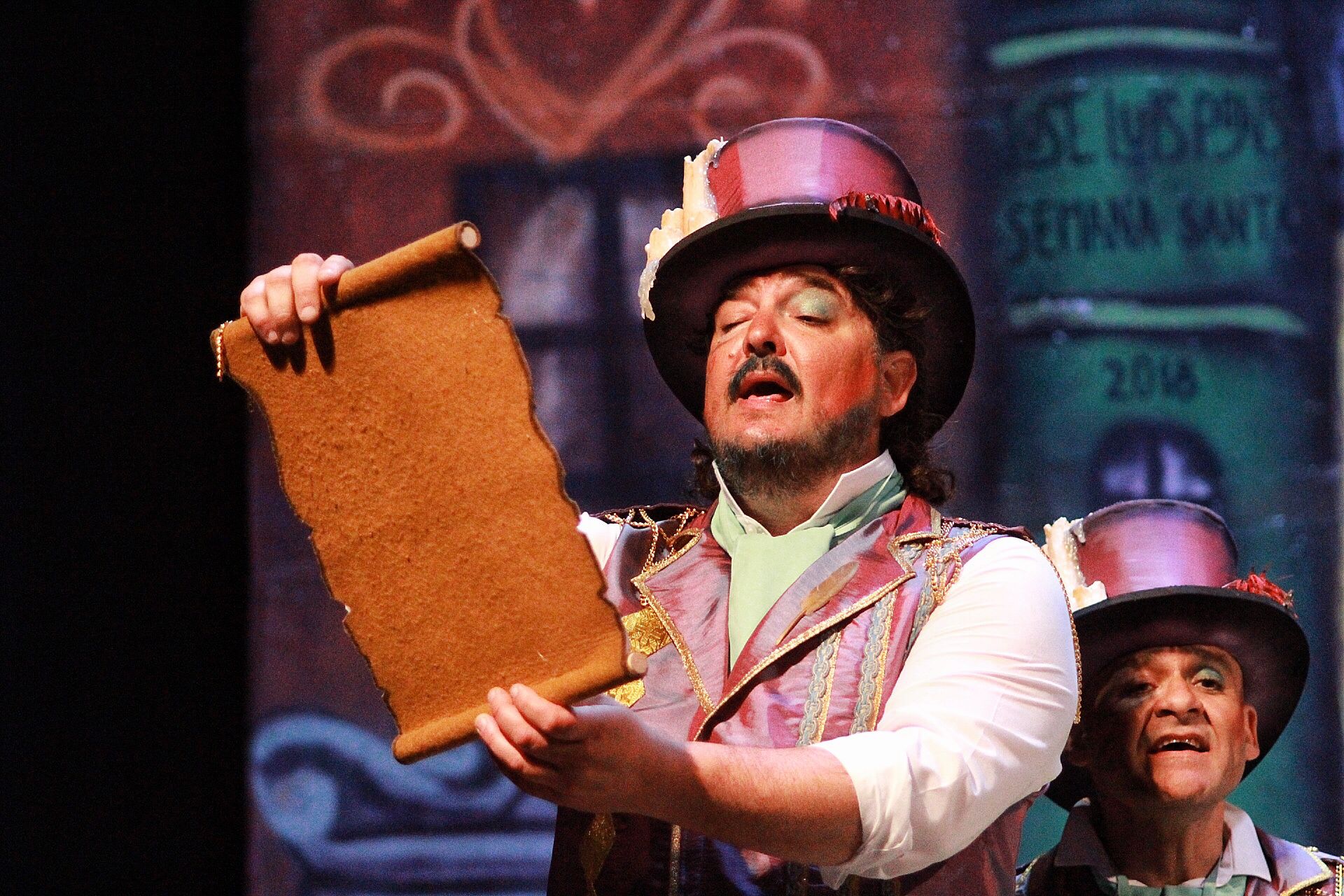 Grupos de la primera semifinal del COAC Málaga en el Teatro Cervantes