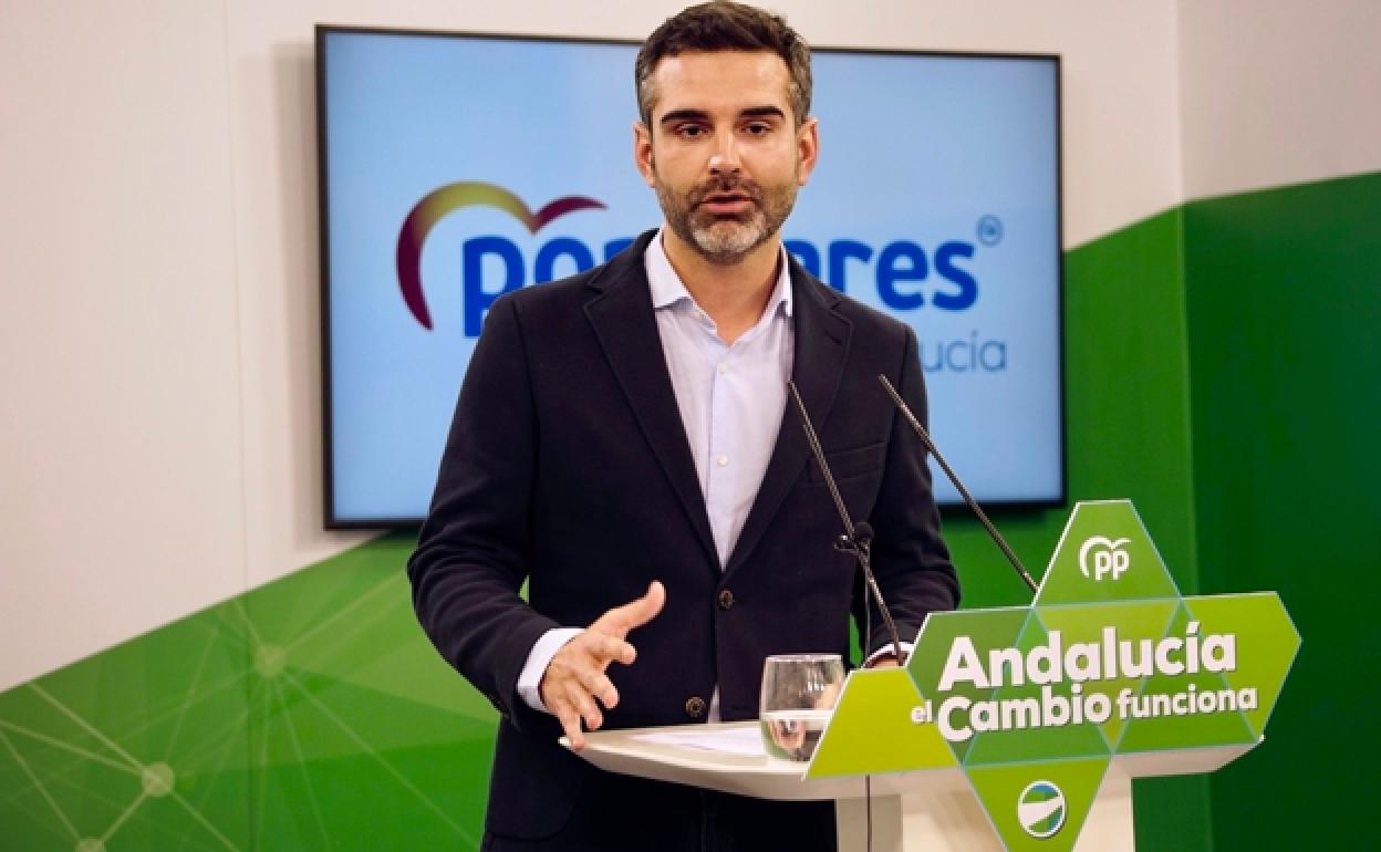 Ramón Fernández Pacheco, portavoz del Partido Popular de Andalucía