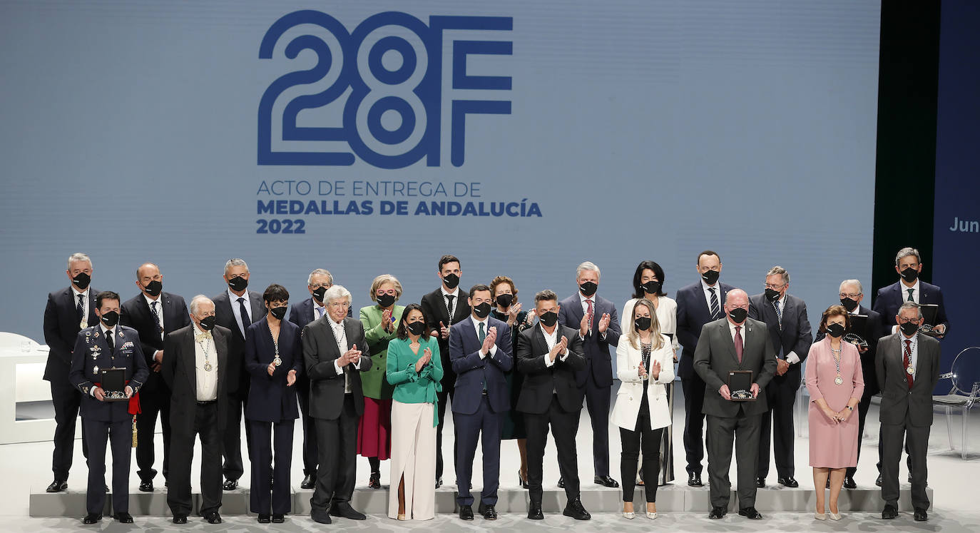 Fotos: Entrega de las medallas de Andalucía 2022 y el nombramiento de Hijo Predilecto