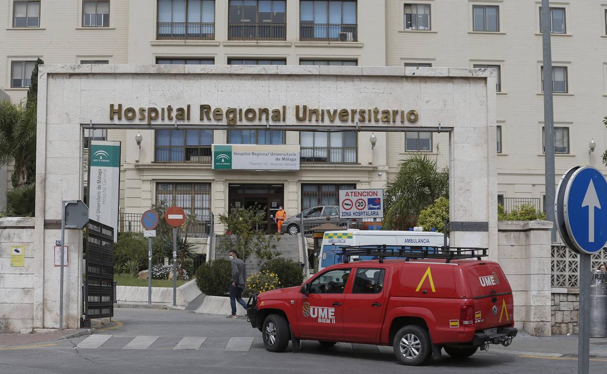 Imagen del Hospital Regional de Málaga. 