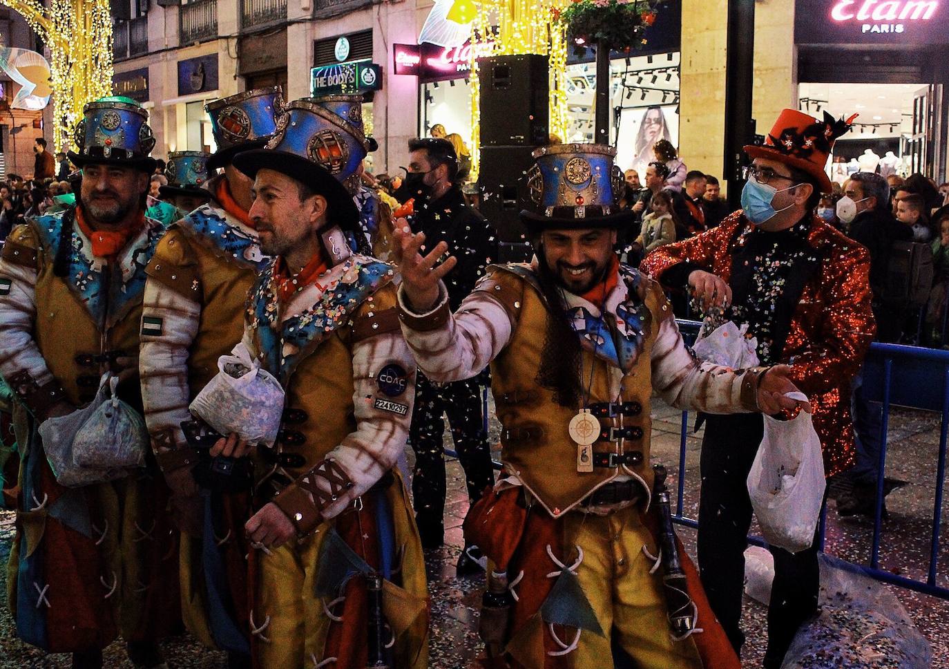 Batalla de flores del Carnaval de Málaga 2022. 
