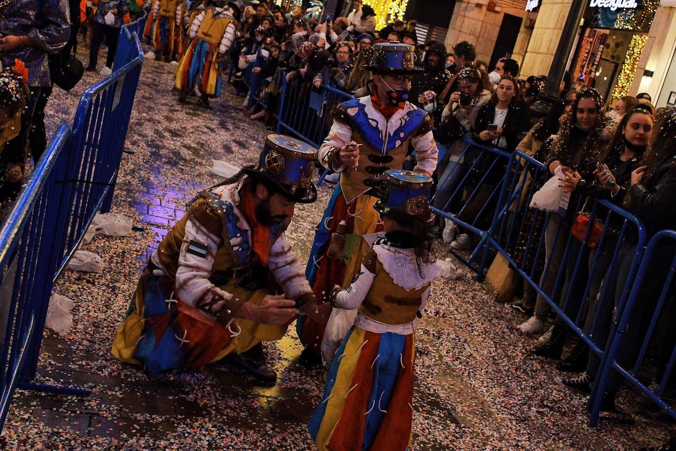 Batalla de flores del Carnaval de Málaga 2022. 