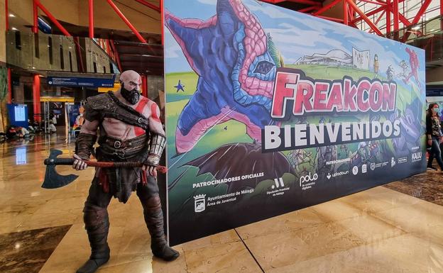 Cartel de bienvenida a FreakCon.