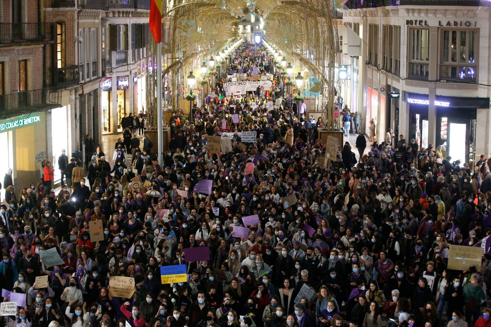 En el caso de Málaga, el lema de la concentración es 'El feminismo es abolicionista'