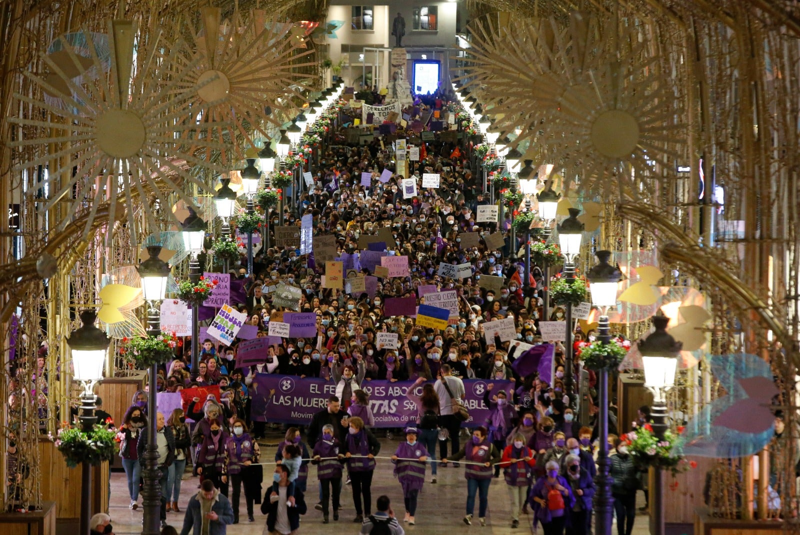 En el caso de Málaga, el lema de la concentración es 'El feminismo es abolicionista'