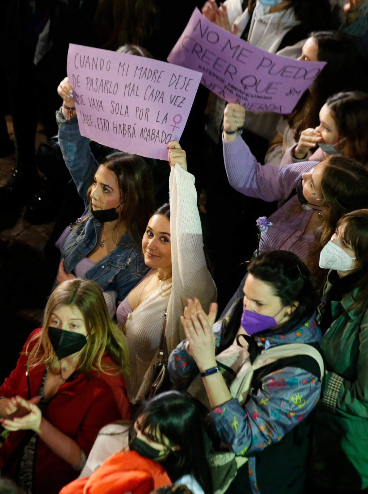 En el caso de Málaga, el lema de la concentración es 'El feminismo es abolicionista'