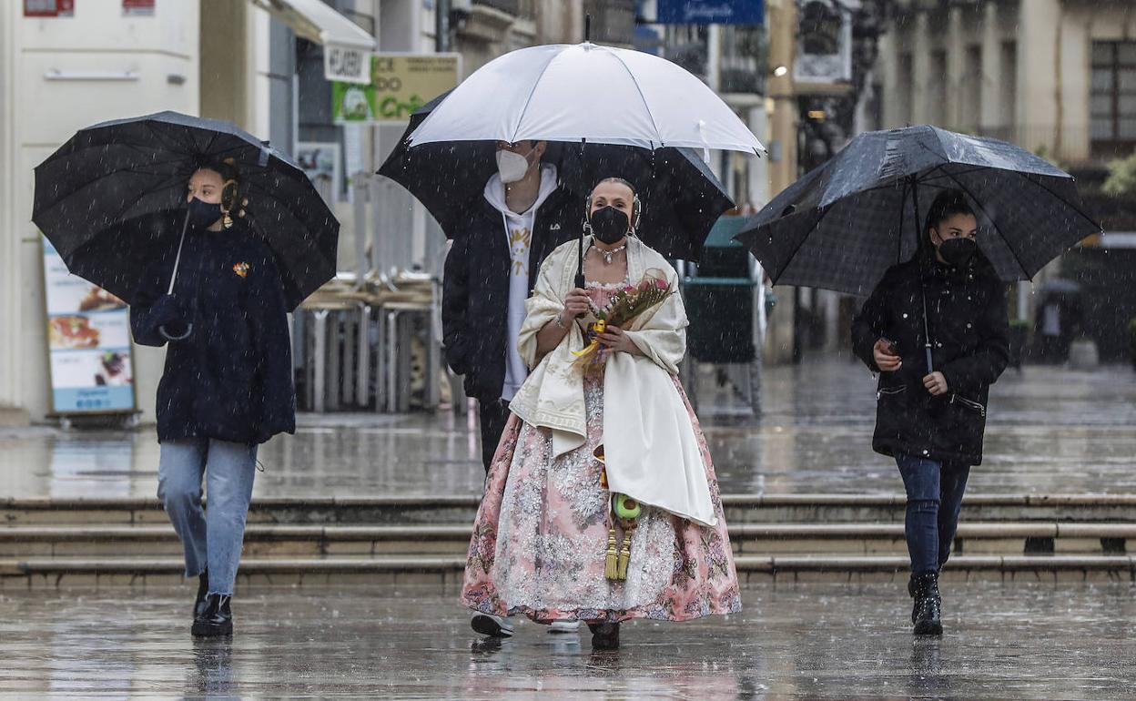 Lluvia en Valencia 