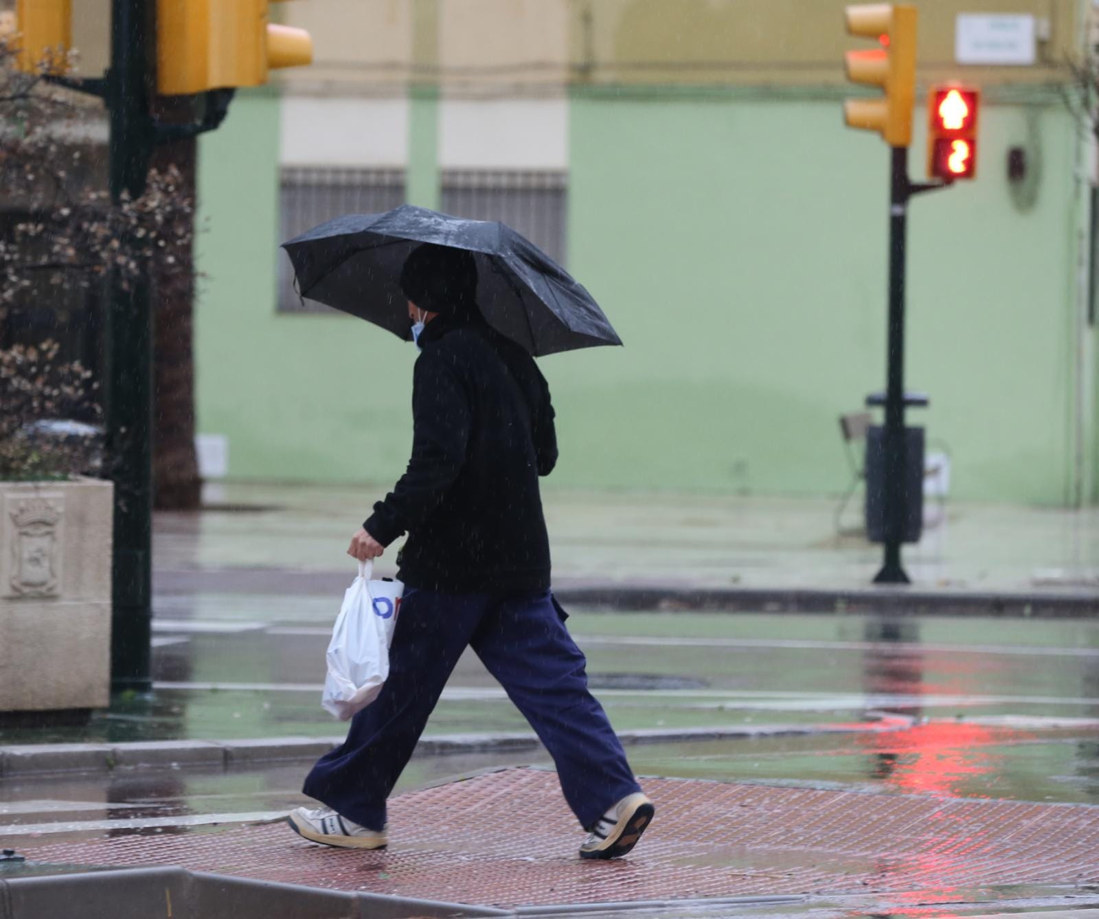 El paso de la borrasca Celia deja nieve y lluvia en distintos puntos de la provincia malagueña