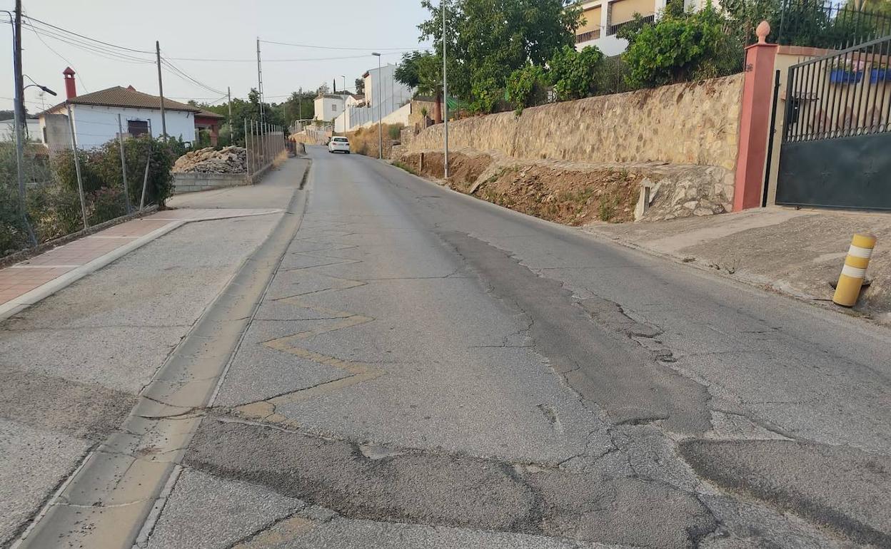 Mejorarán la carretera entre las pedanías de Ronda, de La Cimada y Los Prados