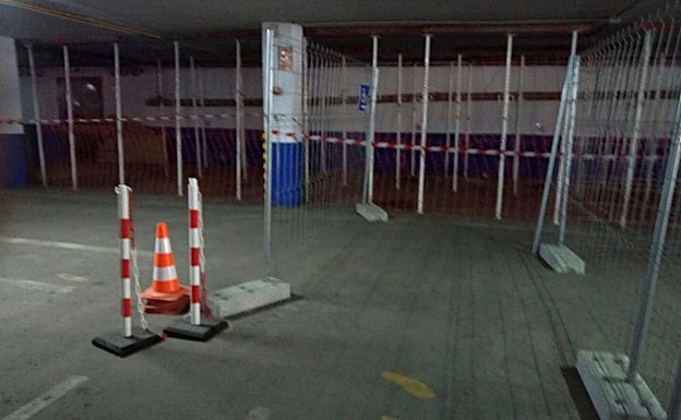 Varias zonas del edificio tuvieron que ser apuntaladas. 