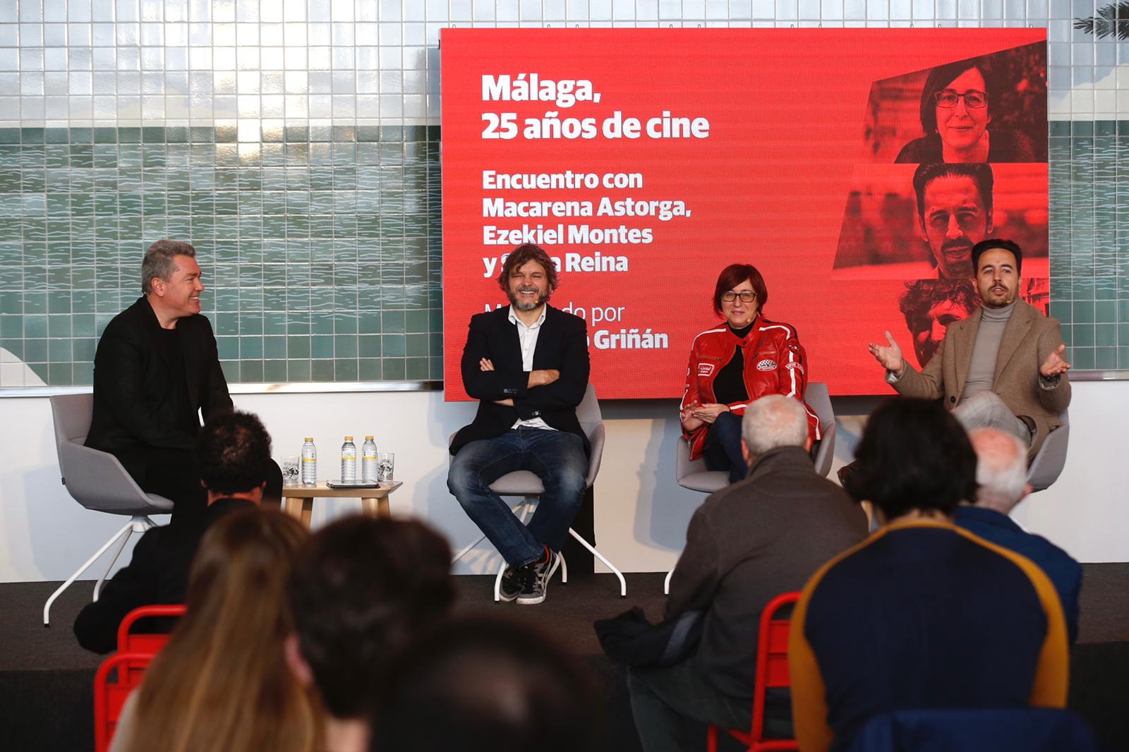 Macarena Astorga, Ezekiel Montes y Salva Reina protagonizaron un encuentro en la fábrica de Cervezas Victoria