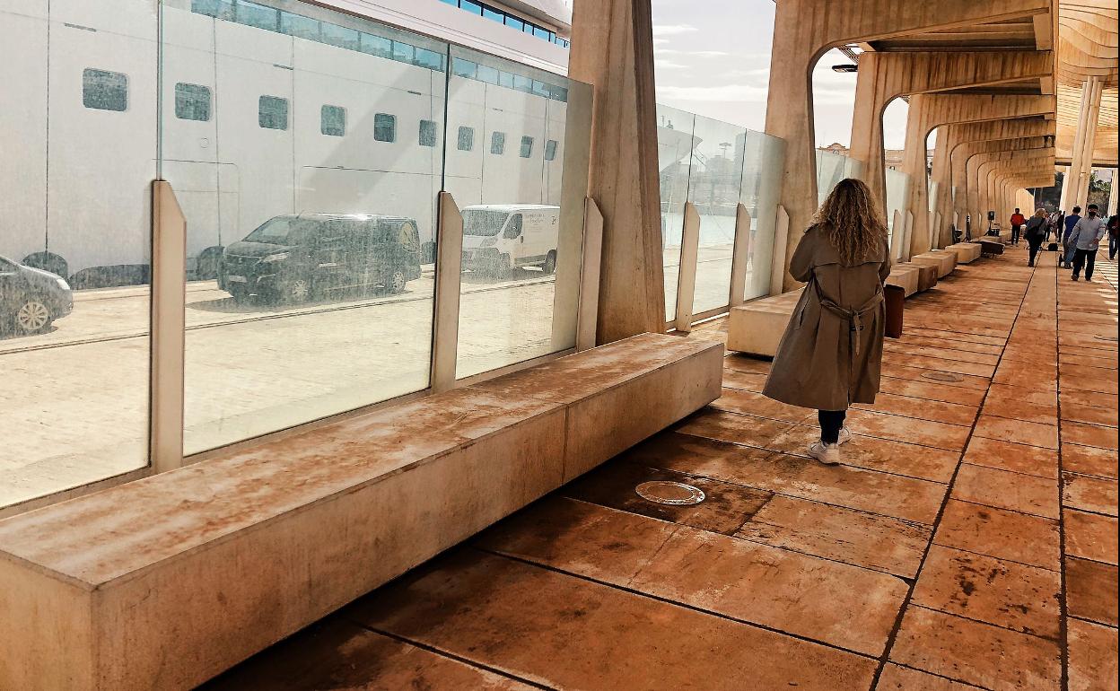 Uno de los primeros episodios de calima en Málaga. 