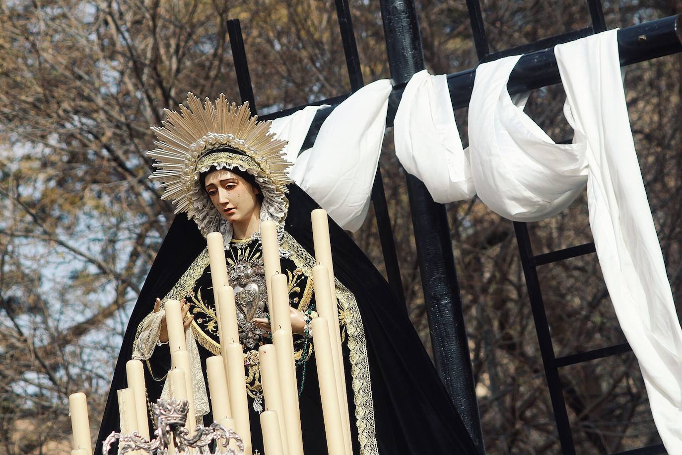 Lágrimas del Carmen y Nuestra Señora del Sol desfilaron por sus barrios