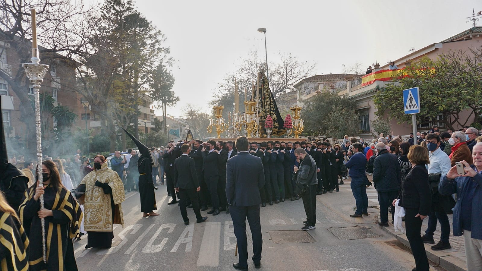 Procesiones previas a la Semana Santa, tras dos años sin salir con motivo de la pandemia, en la que cientos de personas arroparon en todo momento las salidas