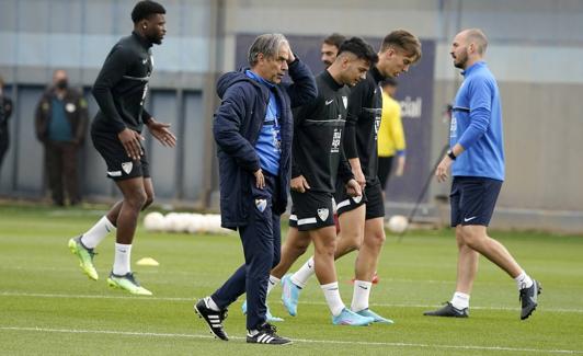 Natxo González, ayer en el entrenamiento.