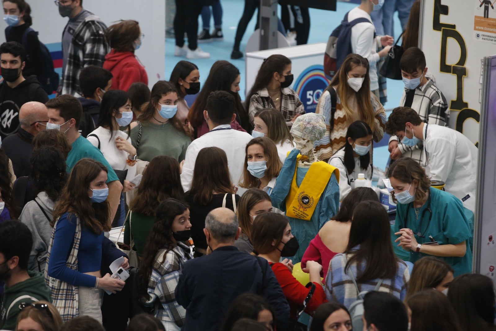 Las jornadas de puertas abiertas recuperan el formato presencial después de dos años sin poder recibir a los estudiantes preuniversitarios