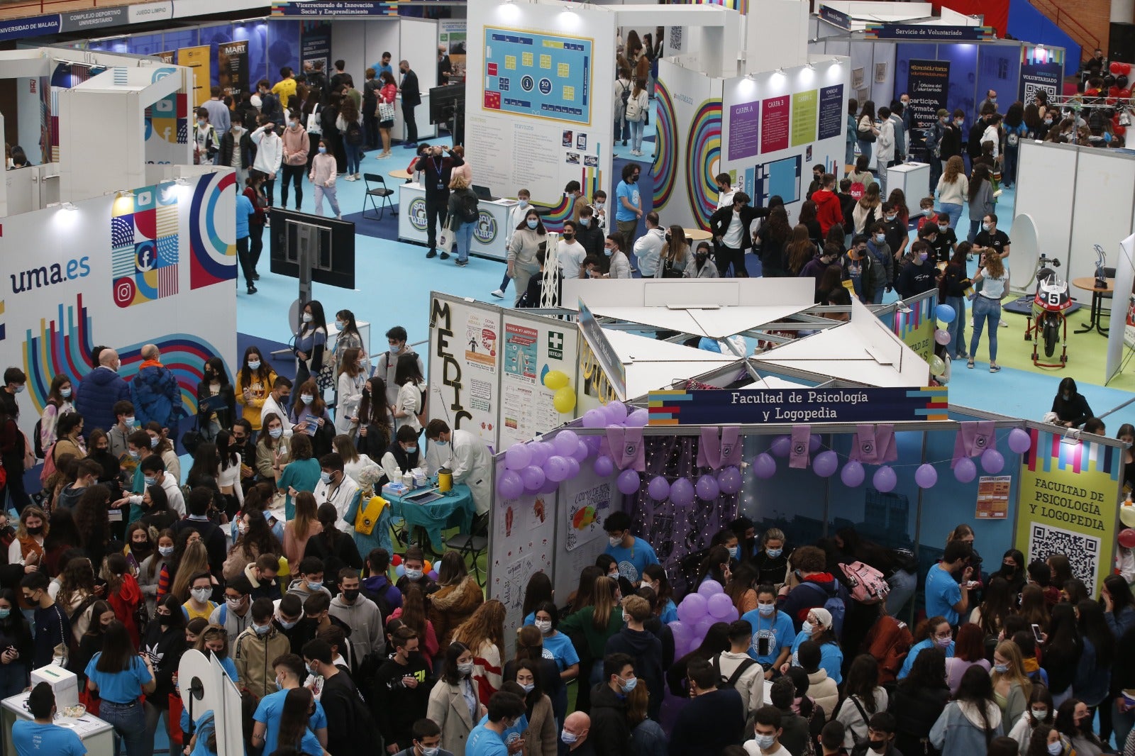 Las jornadas de puertas abiertas recuperan el formato presencial después de dos años sin poder recibir a los estudiantes preuniversitarios