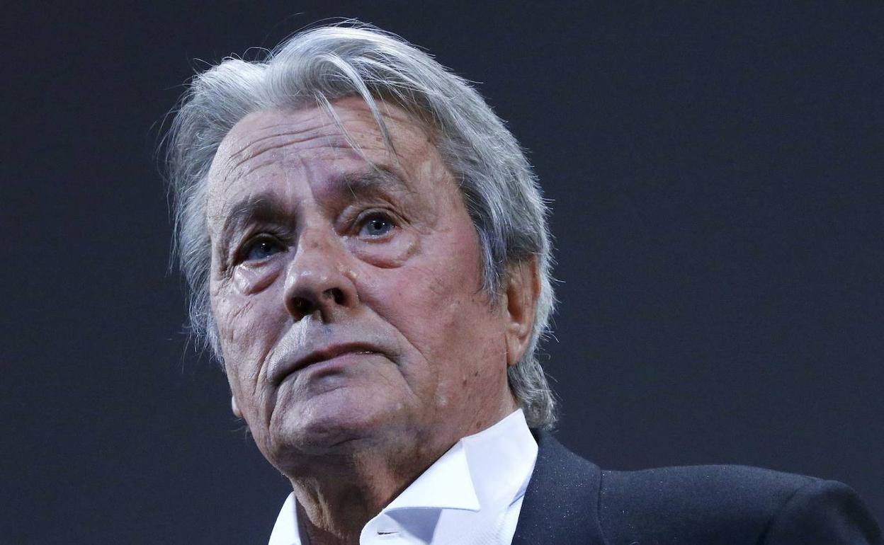 El actor Alain Delon. 