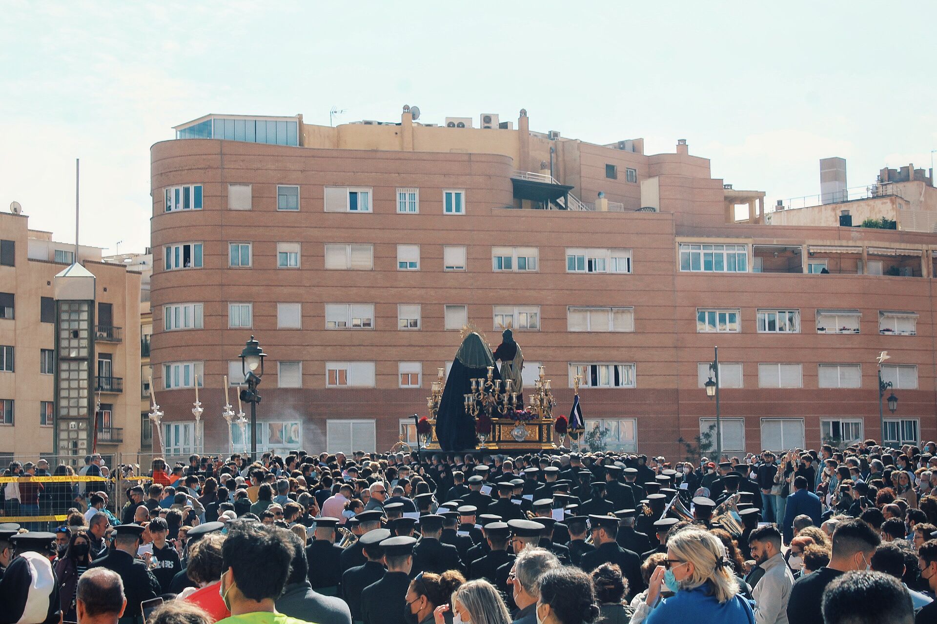 Traslado de la Cofradía de la Sagrada Cena este sábado 2 de abril. 