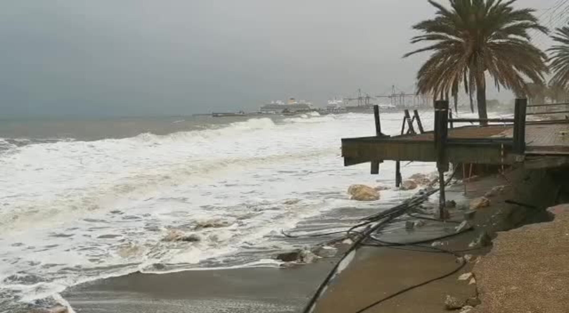 Análisis del impacto del temporal en las playas de Málaga
