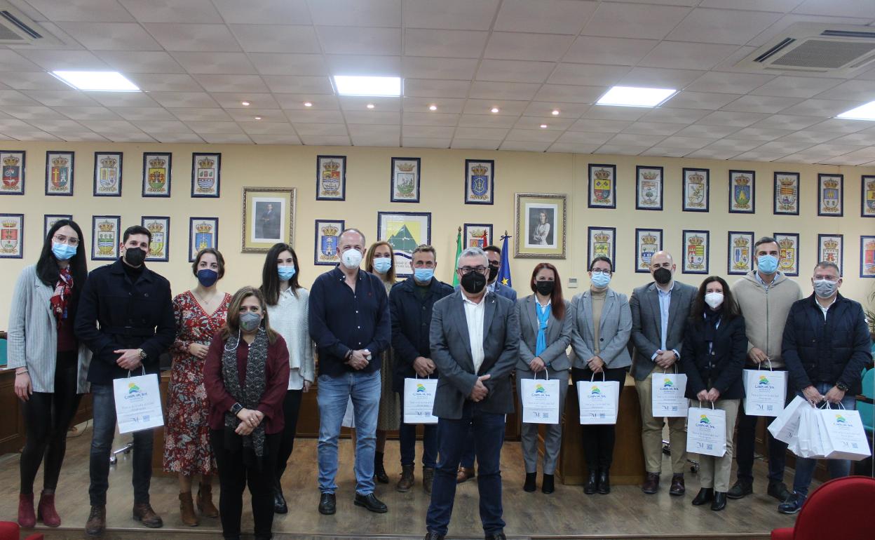 Acto de entrega de los reconocimientos, este martes en la Mancomunidad Oriental. 