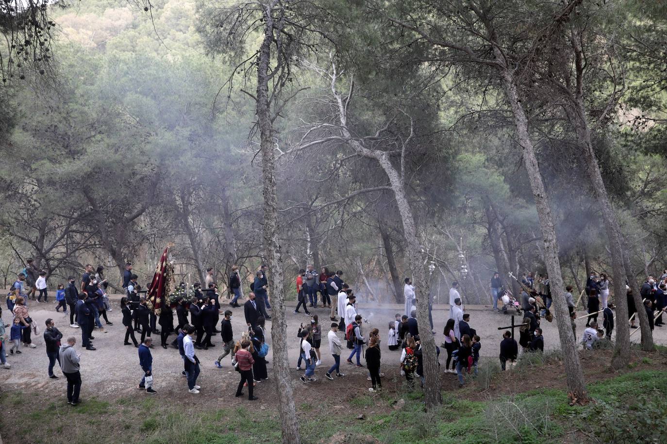 Traslado de la Virgen del Monte Calvario el Viernes de Dolores