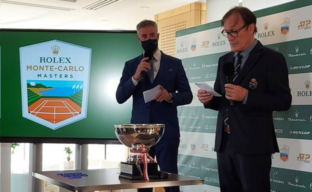 Un momento del sorteo celebrado este viernes en el Monte-Carlo Country Club. 