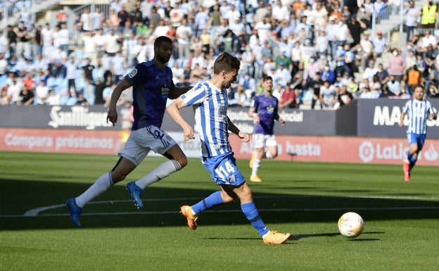 El 'efecto Guede' sirve para sumar un punto y llevar la fiesta a La Rosaleda (2-2)