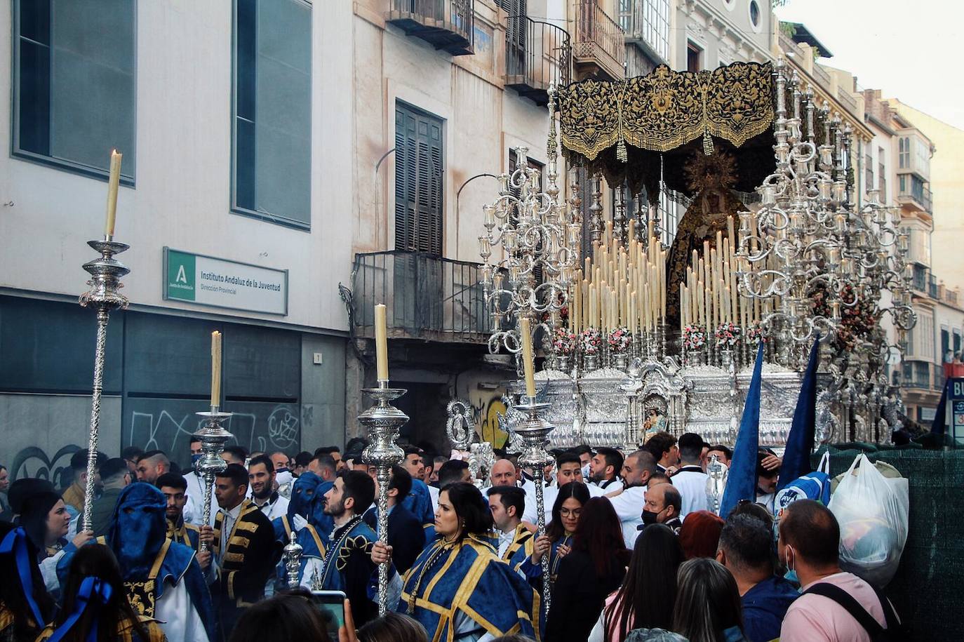 Prendimiento, a su paso por la Tribuna de los Pobres