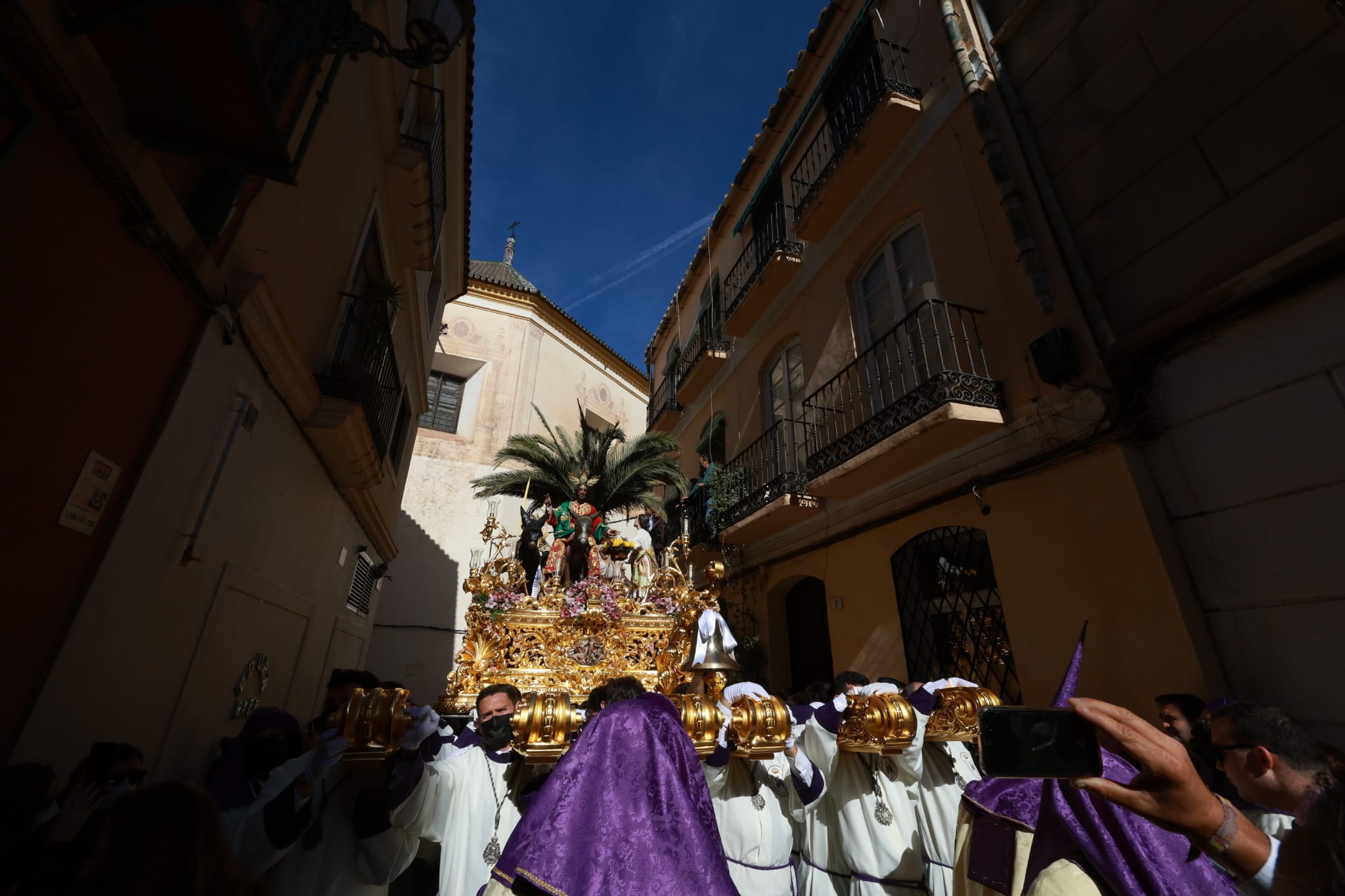 La Pollinica. Domingo de Ramos en Málaga. 