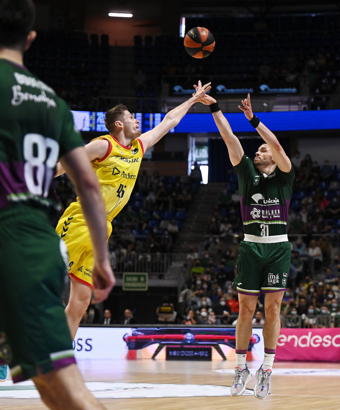 El Unicaja disputó el primero de los cuatro partidos que afronta esta Semana Santa 