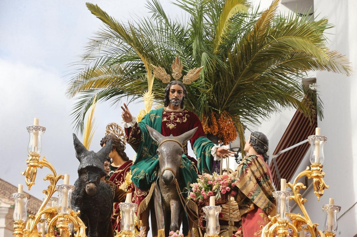 Procesión de la Pollinica de Málaga, en una imagen de archivo. salvador salas