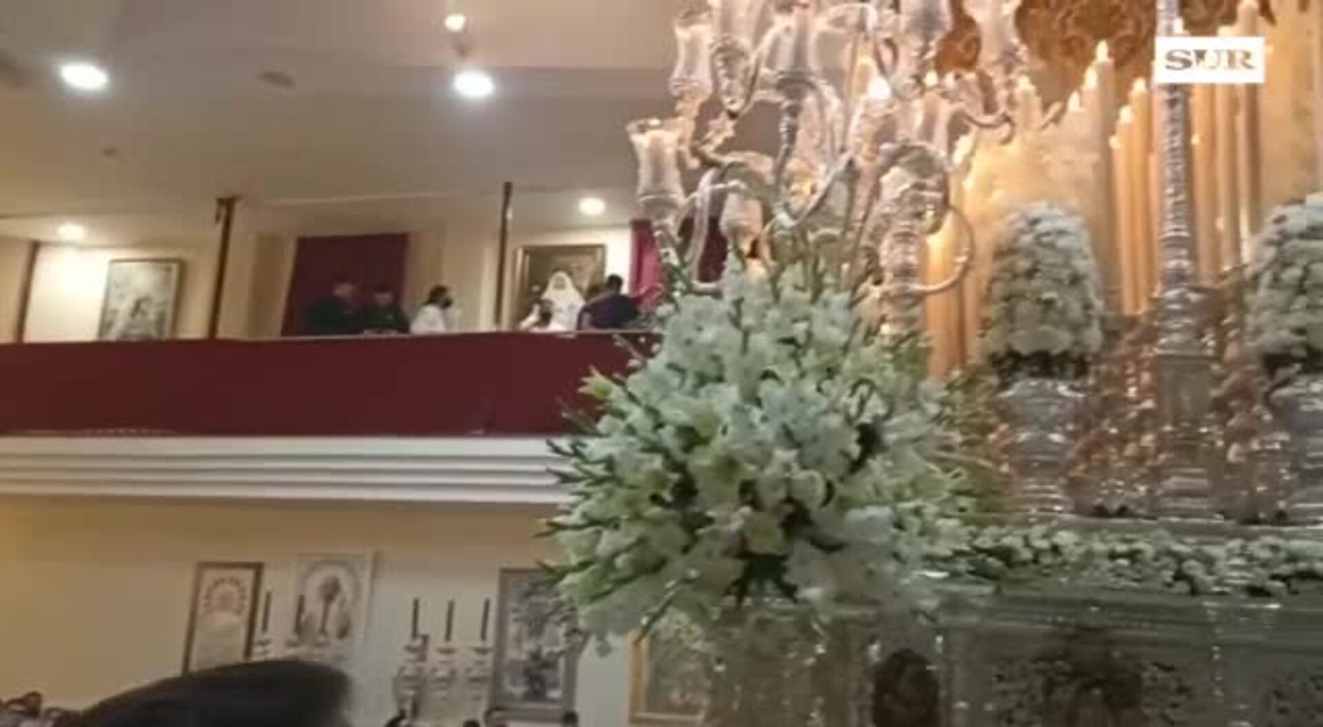 Martes Santo en la Semana Santa de Málaga: Emotivos momentos en la casa hermandad del Rocío tras la decisión de no salir