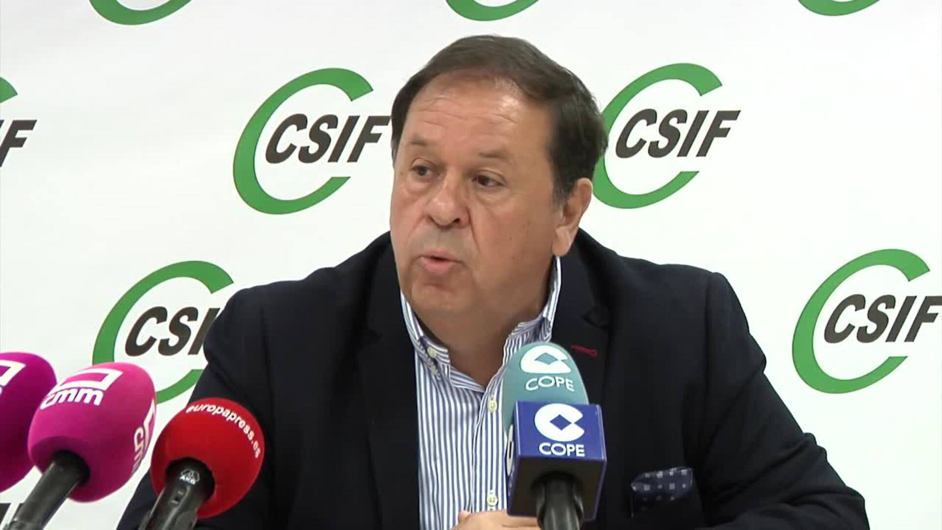 CSIF CLM se concentrará en el Palacio de Fuensalida