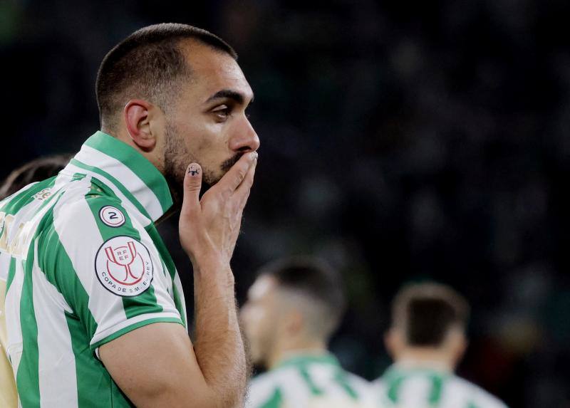 La dedicatoria de Borja Iglesias tras marcar el primer gol de la final.