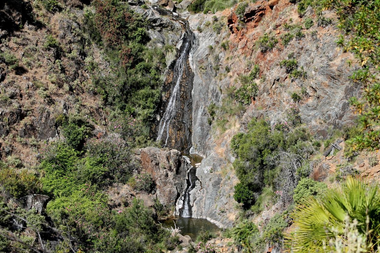 En el río Caballos. 