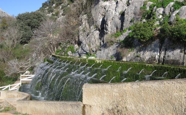 La Fuente de los Cien Caños está declarada como monumento natural de Andalucía. 