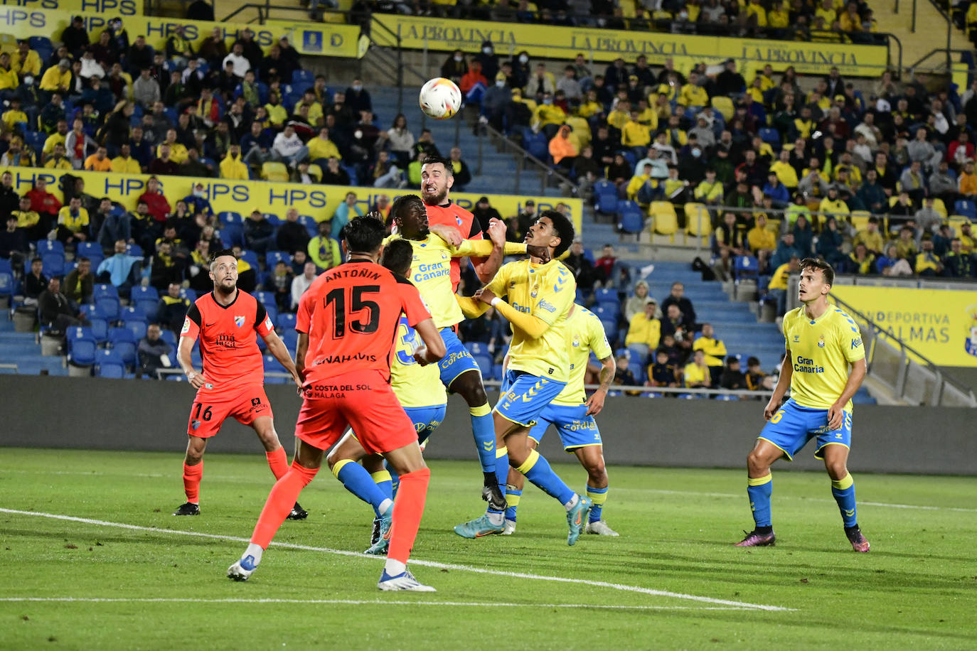 El Málaga no pudo traerse los tres puntos de Las Palmas. 