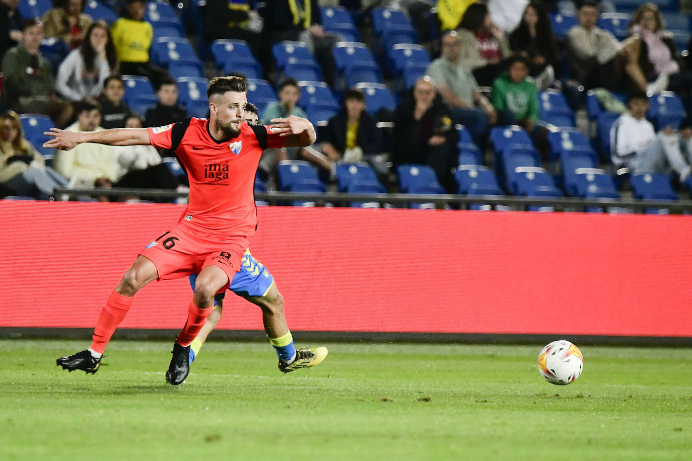 El Málaga no pudo traerse los tres puntos de Las Palmas. 