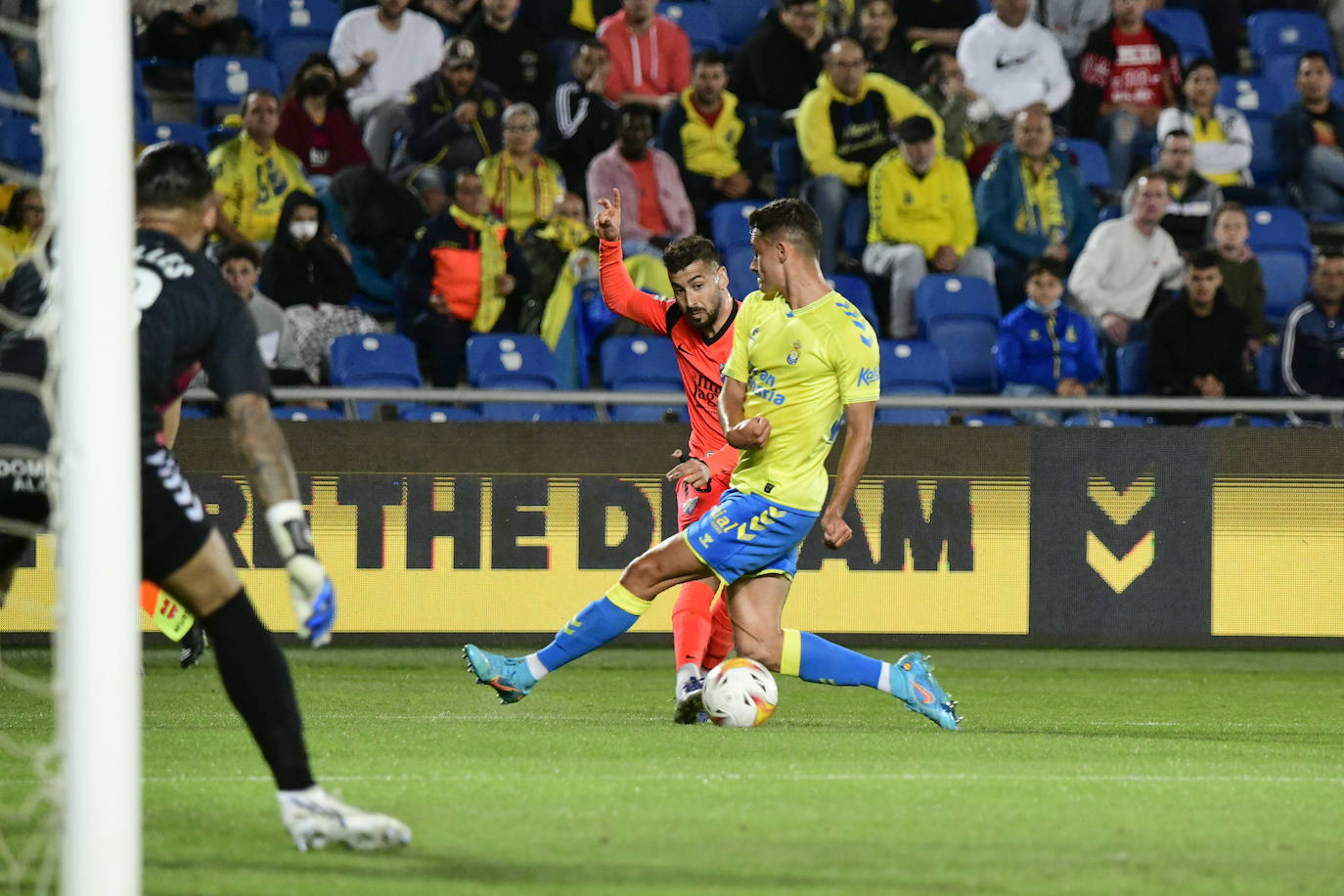 El Málaga no pudo traerse los tres puntos de Las Palmas. 