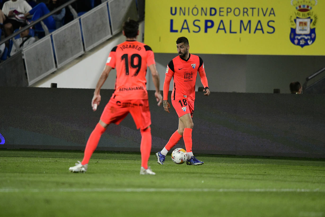 El Málaga no pudo traerse los tres puntos de Las Palmas. 