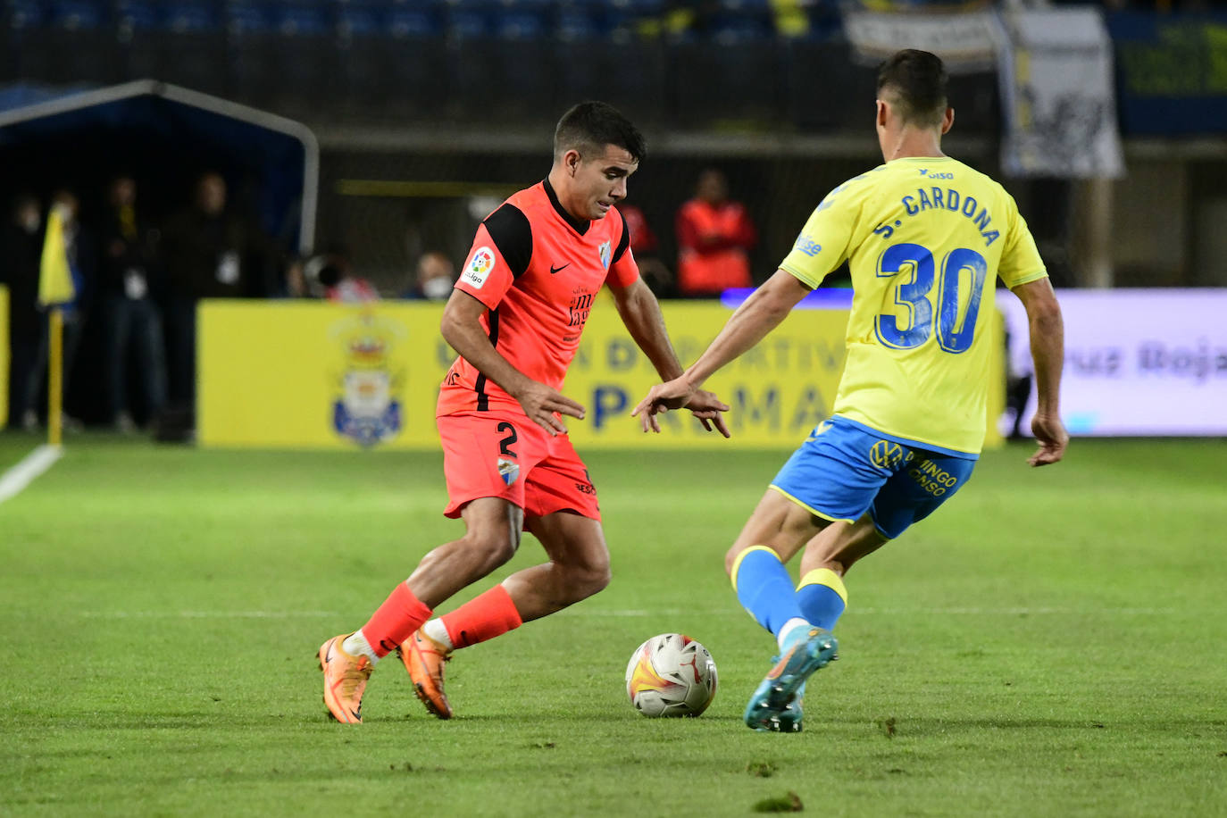 El Málaga no pudo traerse los tres puntos de Las Palmas. 