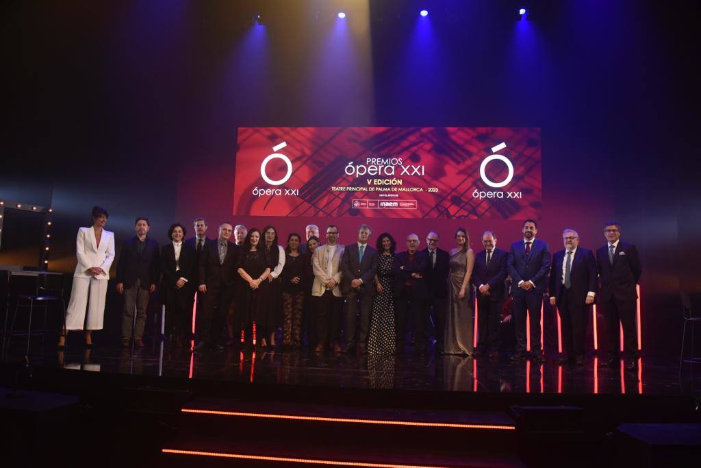 Gala de los Premios Ópera XXI en el Teatro Cervantes