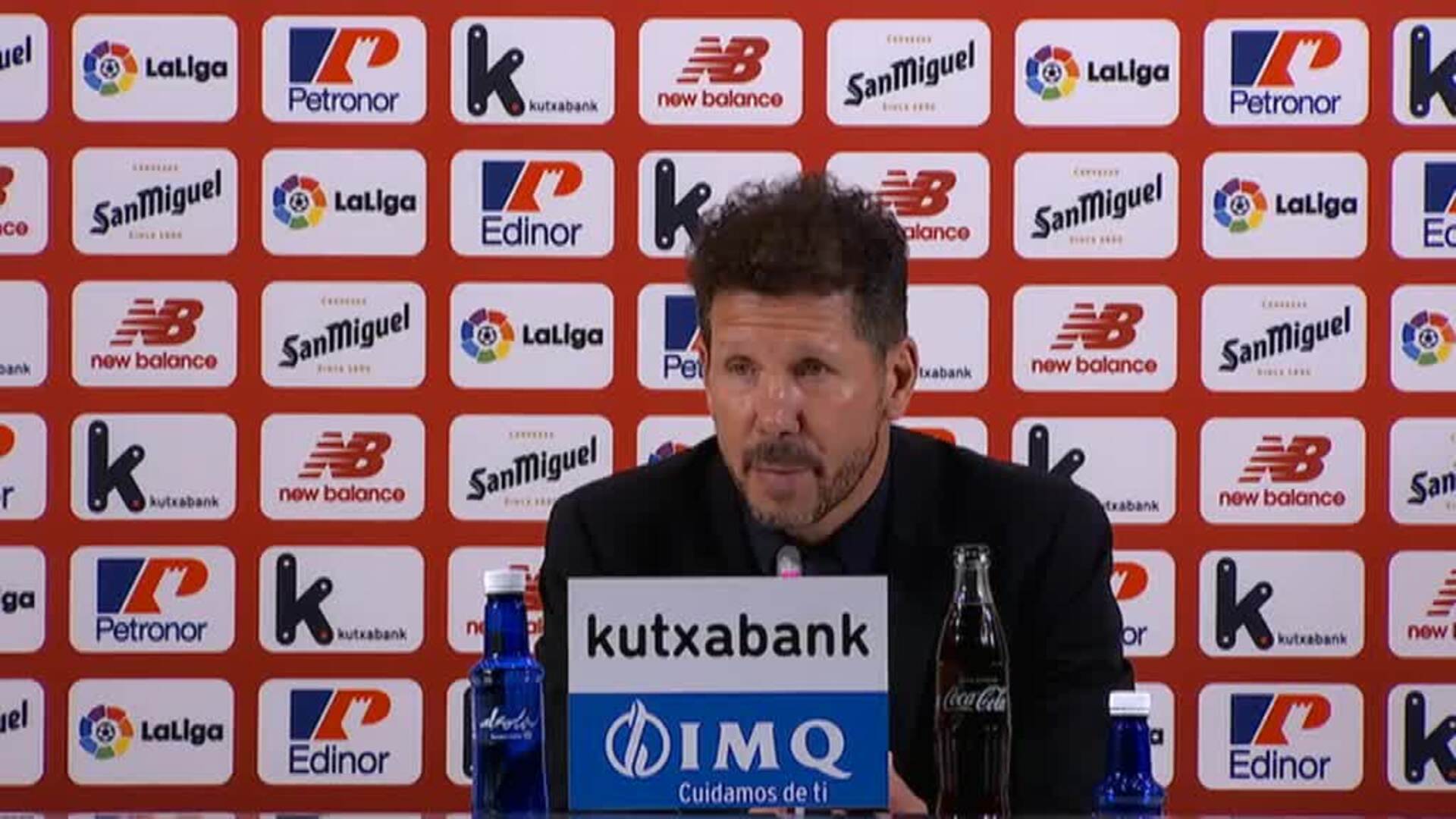 Simeone: "La responsabilidad de entrar en Champions o no depende absolutamente de mí"